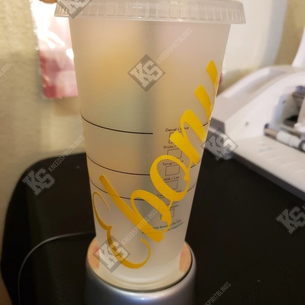Custom Sunshine and Butterflies Starbucks‎ Cold Cup